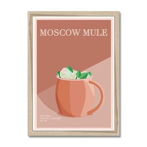 
                  
                    Moscow Mule Cocktail Poster Print - Dreamers who Travel
                  
                