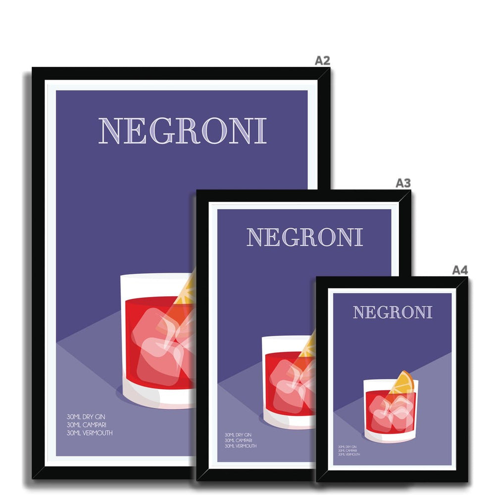 
                  
                    Negroni Cocktail Poster Print - Dreamers who Travel
                  
                