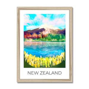 
                  
                    New Zealand Travel Poster Print - Dreamers who Travel
                  
                