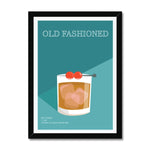 Old Fashioned Cocktail Poster Print - Dreamers who Travel