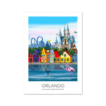 Orlando Travel Poster Print - Dreamers who Travel