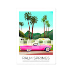 Palm Springs Travel Poster Print - Dreamers who Travel