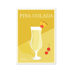 Pina Colada Cocktail Poster Print - Dreamers who Travel