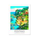 Positano Travel Poster Print - Dreamers who Travel