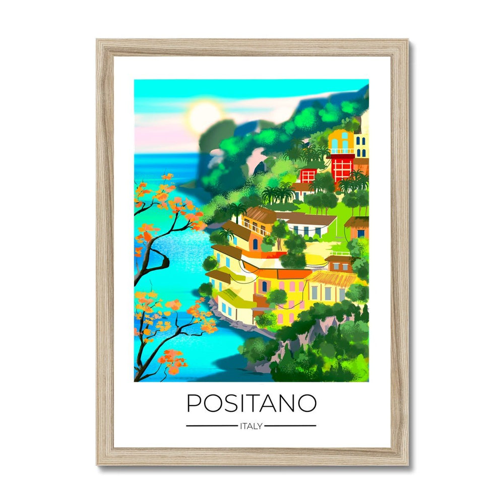 
                  
                    Positano Travel Poster Print - Dreamers who Travel
                  
                