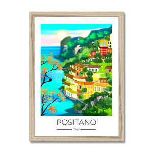 
                  
                    Positano Travel Poster Print - Dreamers who Travel
                  
                