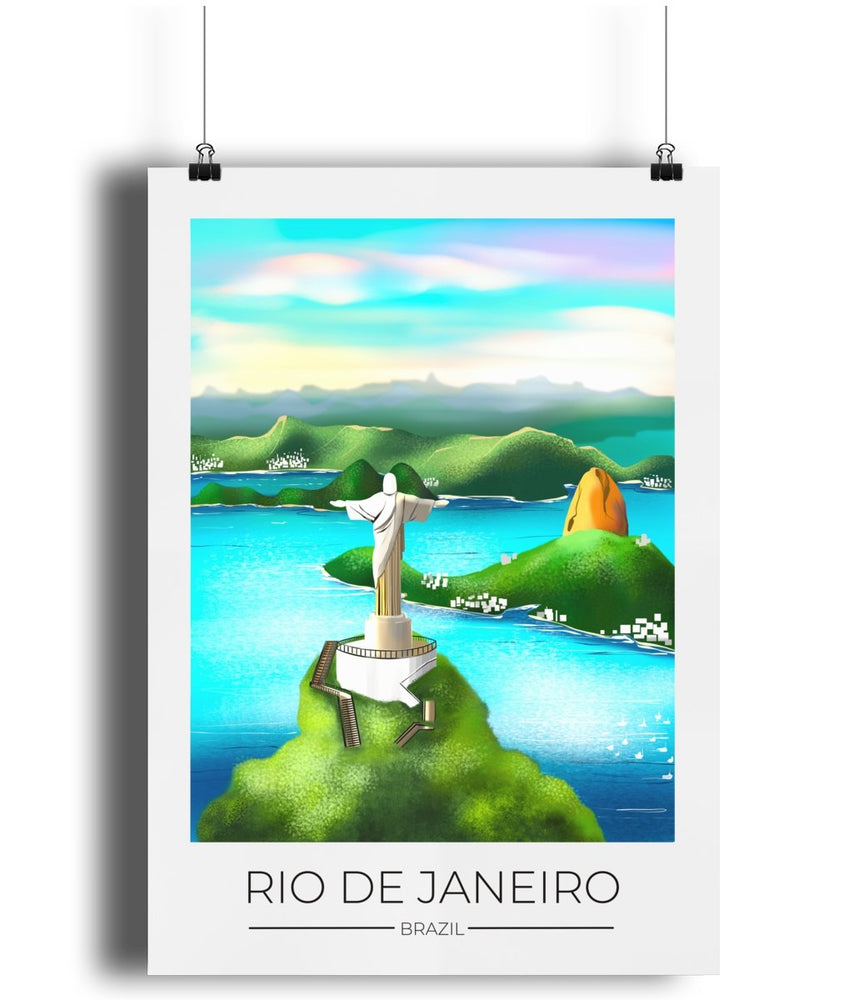 
                  
                    Rio de Janeiro Travel Poster Print - Dreamers who Travel
                  
                