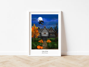 
                  
                    Salem Travel Poster Print - Dreamers who Travel
                  
                