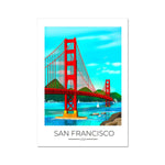San Francisco Travel Poster Print - Dreamers who Travel
