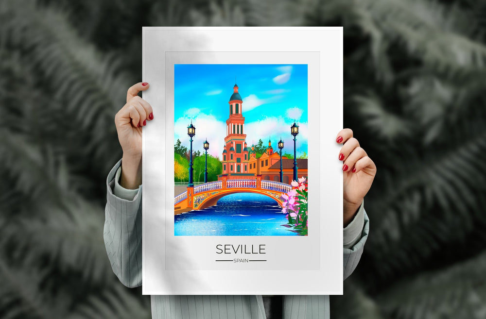 
                  
                    Seville Travel Poster Print - Dreamers who Travel
                  
                