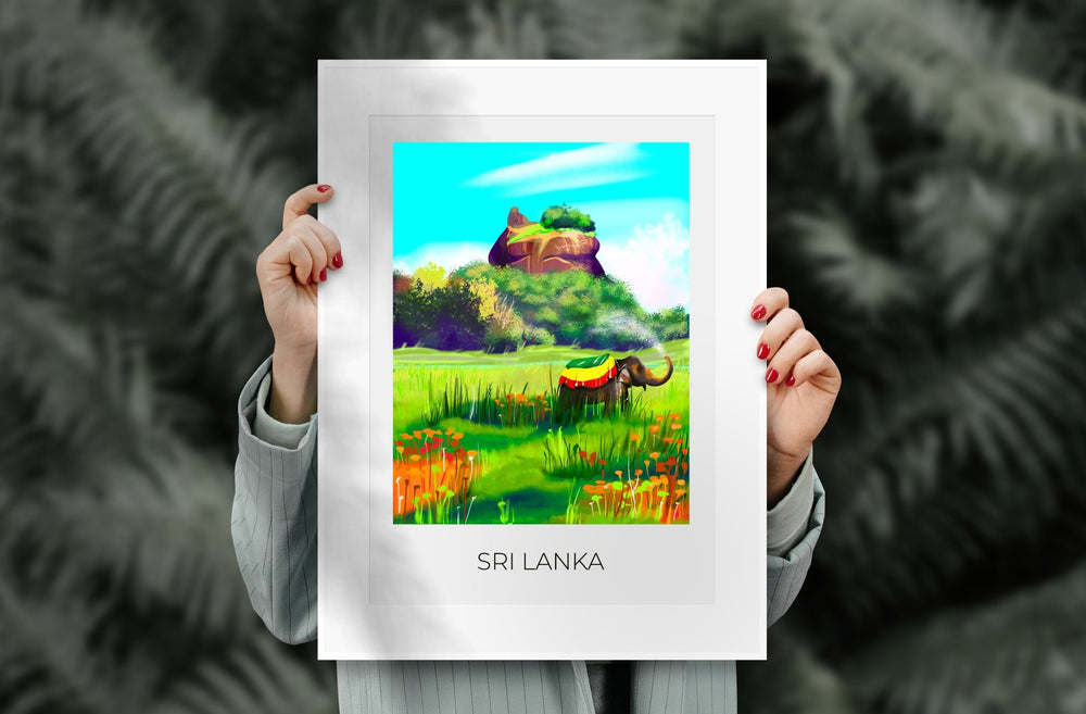 
                  
                    Sri Lanka Travel Poster Print - Dreamers who Travel
                  
                