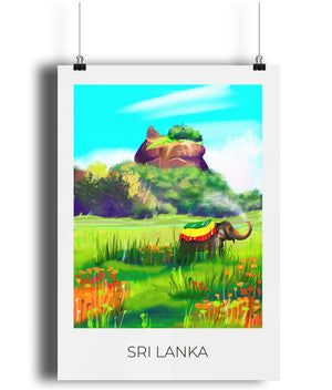 
                  
                    Sri Lanka Travel Poster Print - Dreamers who Travel
                  
                