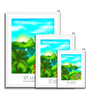 
                  
                    St Lucia Travel Poster Print - Dreamers who Travel
                  
                