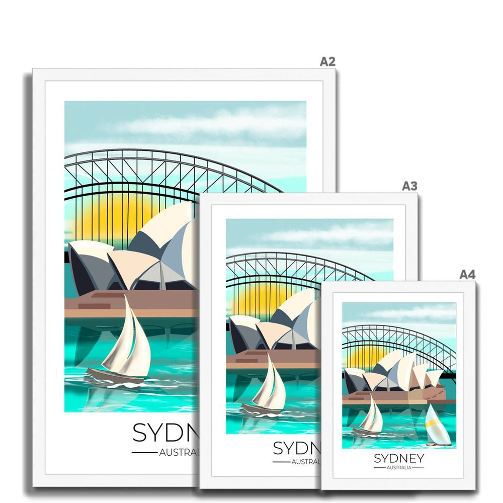 
                  
                    Sydney Travel Poster Print - Dreamers who Travel
                  
                