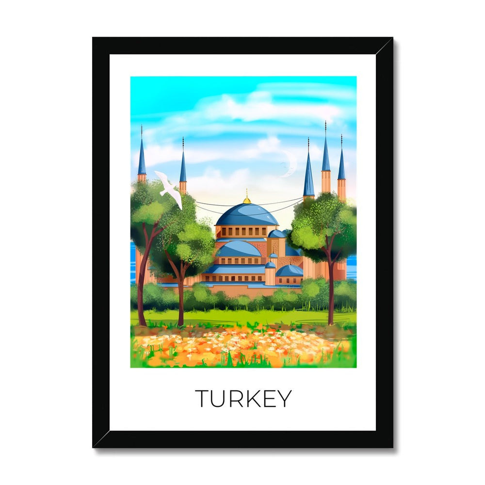 Turkey Travel Poster Print - Dreamers who Travel