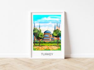 
                  
                    Turkey Travel Poster Print - Dreamers who Travel
                  
                