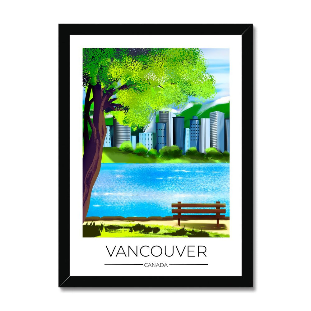 Vancouver Travel Poster Print - Dreamers who Travel