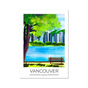 
                  
                    Vancouver Travel Poster Print - Dreamers who Travel
                  
                