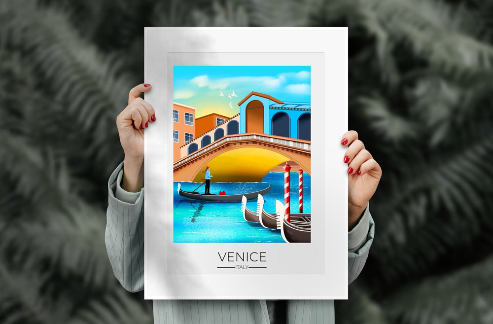 
                  
                    Venice Travel Poster Print - Dreamers who Travel
                  
                
