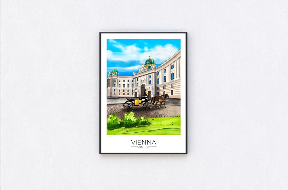 
                  
                    Vienna Travel Poster Print - Dreamers who Travel
                  
                