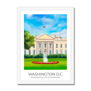 
                  
                    Washington D.C. Travel Poster Print - Dreamers who Travel
                  
                