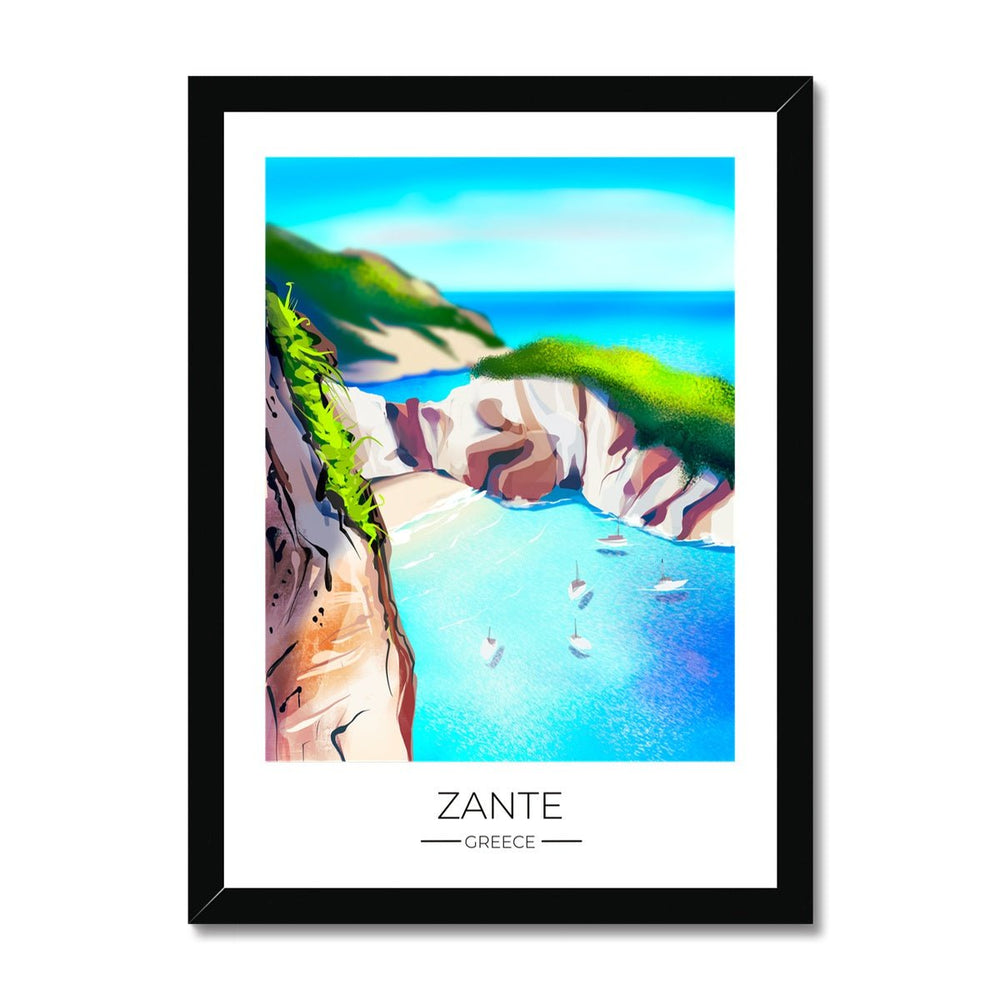 Zante Travel Poster Print - Dreamers who Travel